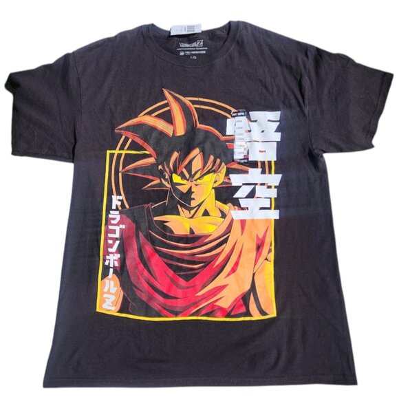 NEW DragonBall Z Dragon Ball Shirt Goku T-Shirt Graphic Tee Size L Large Makes a - Picture 1 of 9